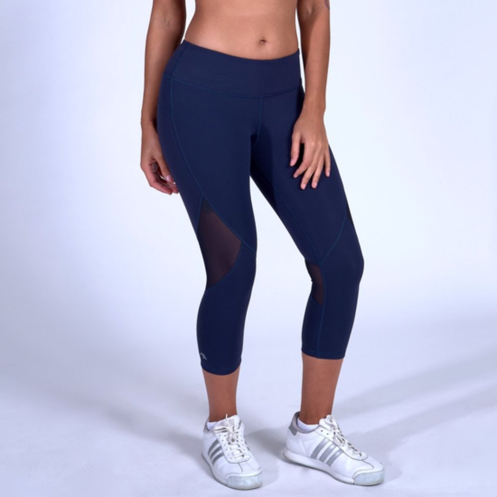 STEALTH Active Wear Capris - Navy